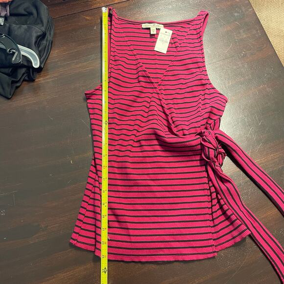 NWT Express Women’s Striped Wrap Tank‎ - Picture 6 of 7